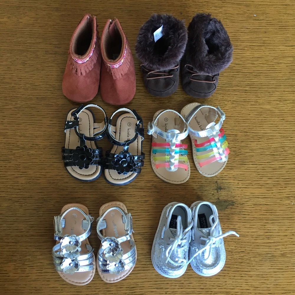Bundle of baby shoes